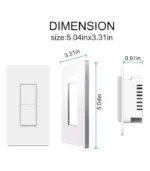 Smart WiFi Double Light Switch - Image 2